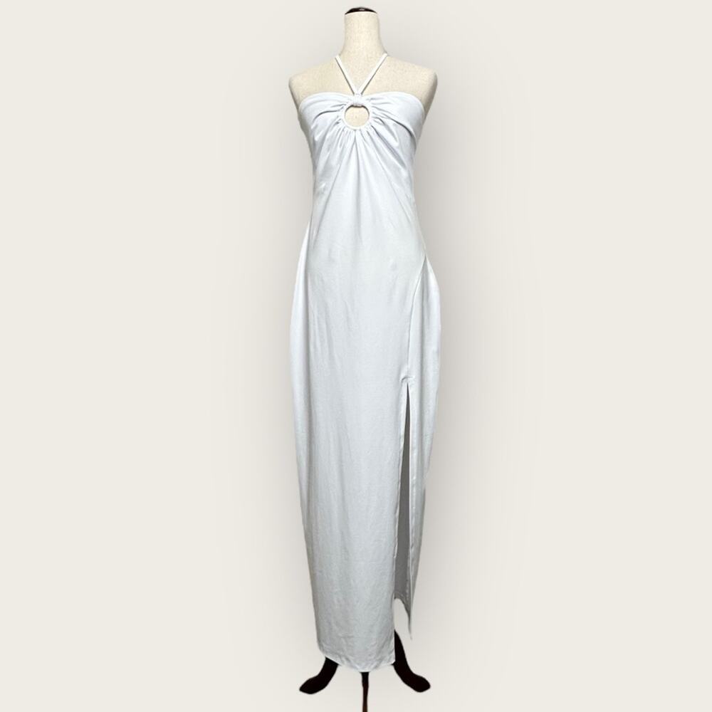NWT | Susana Monaco | O-Ring Halter Maxi Dress | Sugar | Large - Picture 11 of 12